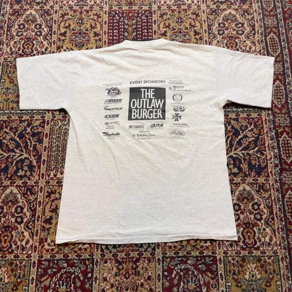 VTG 1995 Belton Nitromania‎ Top Fuel Dragster Invitational racing tshirt L USA